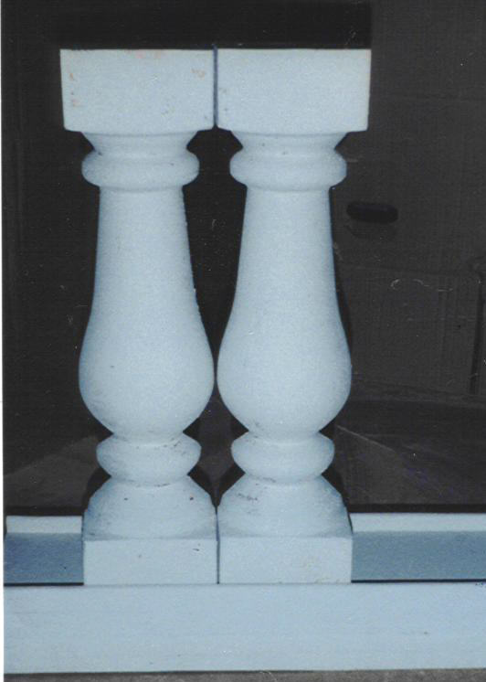 Mold# 4605(Baluster) Mold # 4670 (Base)